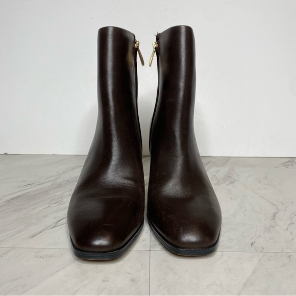 Franco Sarto Tiera Brown Leather Bootie 8 1/2 M - Picture 2 of 16